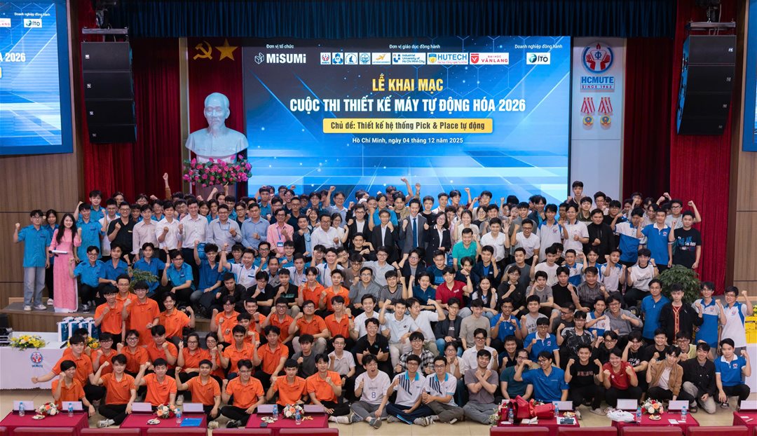 Trường Đại học Lạc Hồng xuất sắc góp mặt 03 đội thi tại Vòng Chung kết Cuộc thi Thiết kế Máy tự động hóa 2026